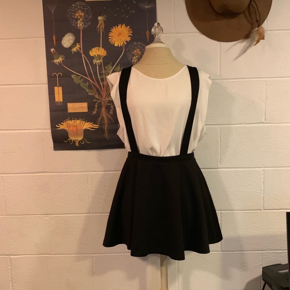 Forever21 Black Skater Skirt